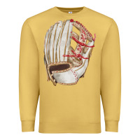 Antique Gold Catchers Mitt Fa Element Premium Sweatshirt - FaDigitalArtStudio