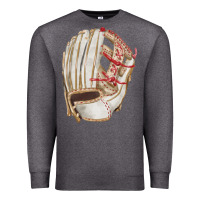 Charcoal Heather Catchers Mitt Fa Element Premium Sweatshirt - FaDigitalArtStudio