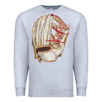 Heather Grey Catchers Mitt Fa Element Premium Sweatshirt - FaDigitalArtStudio