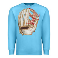 Ocean Blue Catchers Mitt Fa Element Premium Sweatshirt - FaDigitalArtStudio