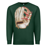 Sports Green Catchers Mitt Fa Element Premium Sweatshirt - FaDigitalArtStudio