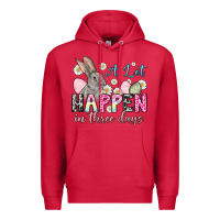 Cardinal Easter Day A lot can happen in three days Premium Hoodie - OliviaCreatesArt
