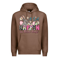 Chestnut Easter Day A lot can happen in three days Premium Hoodie - OliviaCreatesArt