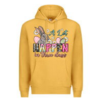 Mustard Easter Day A lot can happen in three days Premium Hoodie - OliviaCreatesArt
