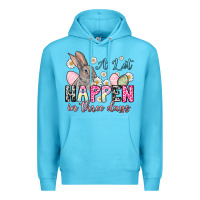 Ocean Blue Easter Day A lot can happen in three days Premium Hoodie - OliviaCreatesArt