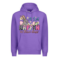 Purple Easter Day A lot can happen in three days Premium Hoodie - OliviaCreatesArt