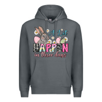 Rock Easter Day A lot can happen in three days Premium Hoodie - OliviaCreatesArt