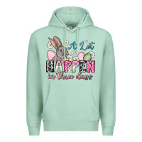 Seafoam Easter Day A lot can happen in three days Premium Hoodie - OliviaCreatesArt