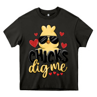 Asphalt chicks dig me Heavy Core Tee - MaliasSmallBusiness
