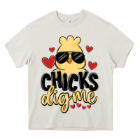 Cream chicks dig me Heavy Core Tee - MaliasSmallBusiness