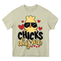 Mossy chicks dig me Heavy Core Tee - MaliasSmallBusiness
