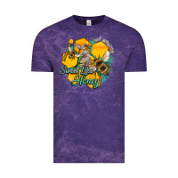 Cloud Purple sweet like honey Vintage Tee - Artiststas