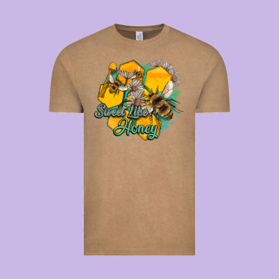 Sweet Like Honey Vintage Tee Designed By Artiststas