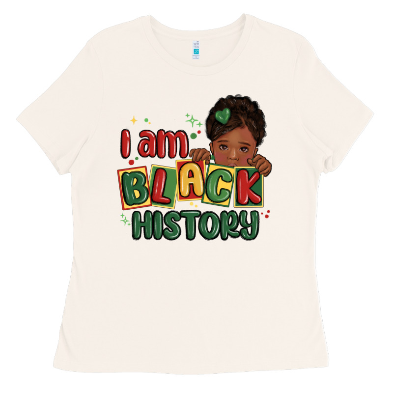 I Am Black History Black Girl Ladies Tee by MaliasSmallBusiness | Teevron