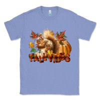Colony Blue Fall Vibes Squirrel Classic Tee - LillyAllenDesigns