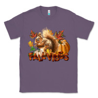 Lavender Fall Vibes Squirrel Classic Tee - LillyAllenDesigns
