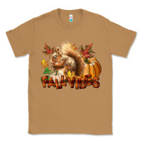 Toasted Coconut Fall Vibes Squirrel Classic Tee - LillyAllenDesigns