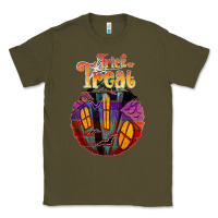 Army Green trick treat black Classic Tee - JahusDesignShop