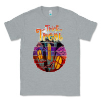 Heather Grey trick treat black Classic Tee - JahusDesignShop
