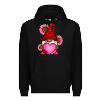 Black Valentine's Day afro gnome Premium Hoodie - RanaPortraitStore