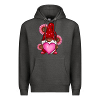 Valentine's Day Afro Gnome Premium Hoodie | Teevron