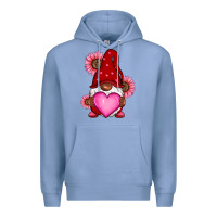 Colony Blue Valentine's Day afro gnome Premium Hoodie - RanaPortraitStore