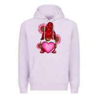 Lilac Valentine's Day afro gnome Premium Hoodie - RanaPortraitStore