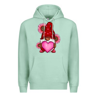 Seafoam Valentine's Day afro gnome Premium Hoodie - RanaPortraitStore