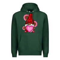 Sports Green Valentine's Day afro gnome Premium Hoodie - RanaPortraitStore