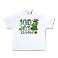 White 100 days sharfer Urban Heavy Tee - SublimationCraftShop