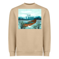 Mushroom the lake is my happy place Heavyweight Sweatshirt - TumblerDesignByShophia