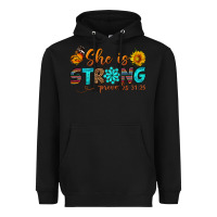 Black she is strong Heavyweight Hoodie - BundleAndBundleShop