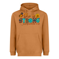 Meerkat she is strong Heavyweight Hoodie - BundleAndBundleShop