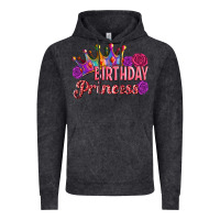 Vintage Black birthday princess Vintage Hoodie - Artiststas