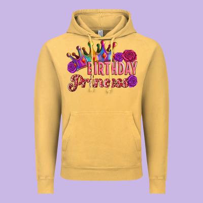 Birthday Princess Vintage Hoodie Designed By Artiststas
