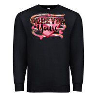 Black forever yours Premium Sweatshirt - FaDigitalArtStudio