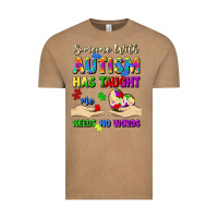 Vintage Coffee someone with autism has taught me love needs no wo Vintage Tee - Artiststas