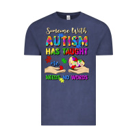Vintage Denim someone with autism has taught me love needs no wo Vintage Tee - Artiststas