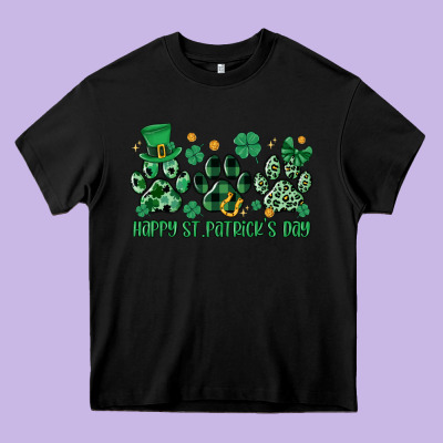 Happy St.patrick's Day Heavy Core Tee Designed By Maliassmallbusiness