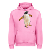 Fuchsia Pink penguin Urban Hoodie - LillyAllenDesigns