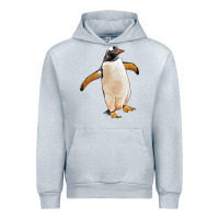Heather Grey penguin Urban Hoodie - LillyAllenDesigns