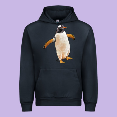 Penguin Urban Hoodie Designed By Lillyallendesigns