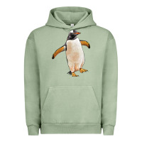 Pigment Oil Green penguin Urban Hoodie - LillyAllenDesigns