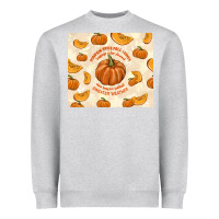 Heather Grey pumpkin spice fall leaves Heavyweight Sweatshirt - TumblerDesignByShophia
