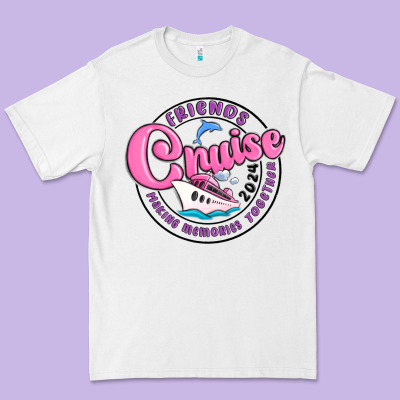 Friends 2024 Cruise Premium Tee Designed By Maliassmallbusiness
