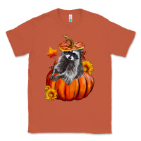 Copper Fall Pumpkin Raccoon Classic Tee - LillyAllenDesigns