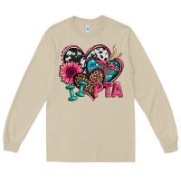 Mushroom pta physical therapy assistant hearts Long Sleeve Tee - Jasminsmagicworld