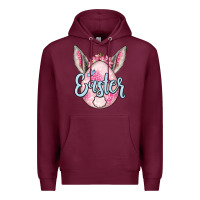 Burgundy Easter egg Premium Hoodie - OliviaCreatesArt