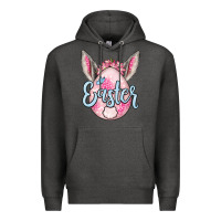 Charcoal Heather Easter egg Premium Hoodie - OliviaCreatesArt