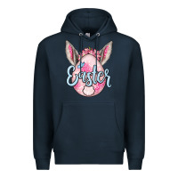 Navy Easter egg Premium Hoodie - OliviaCreatesArt